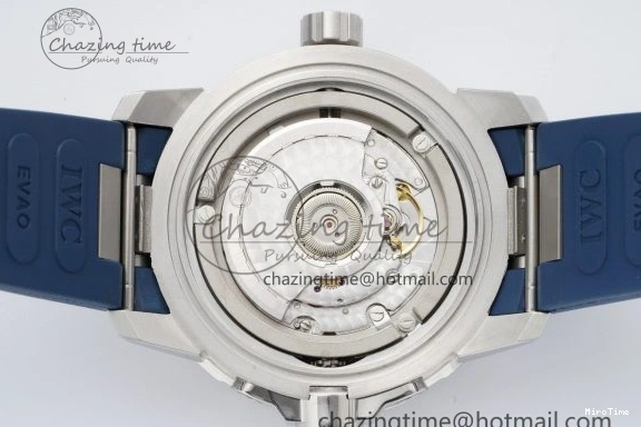 MIROTIME 0501 WellDesigned Aquatimer Automatic SS RSF 1:1 Best Edition Blue Dial on Blue Rubber Strap A 7057